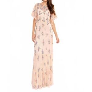 NEW PRIMAVERA the amos dress in blush